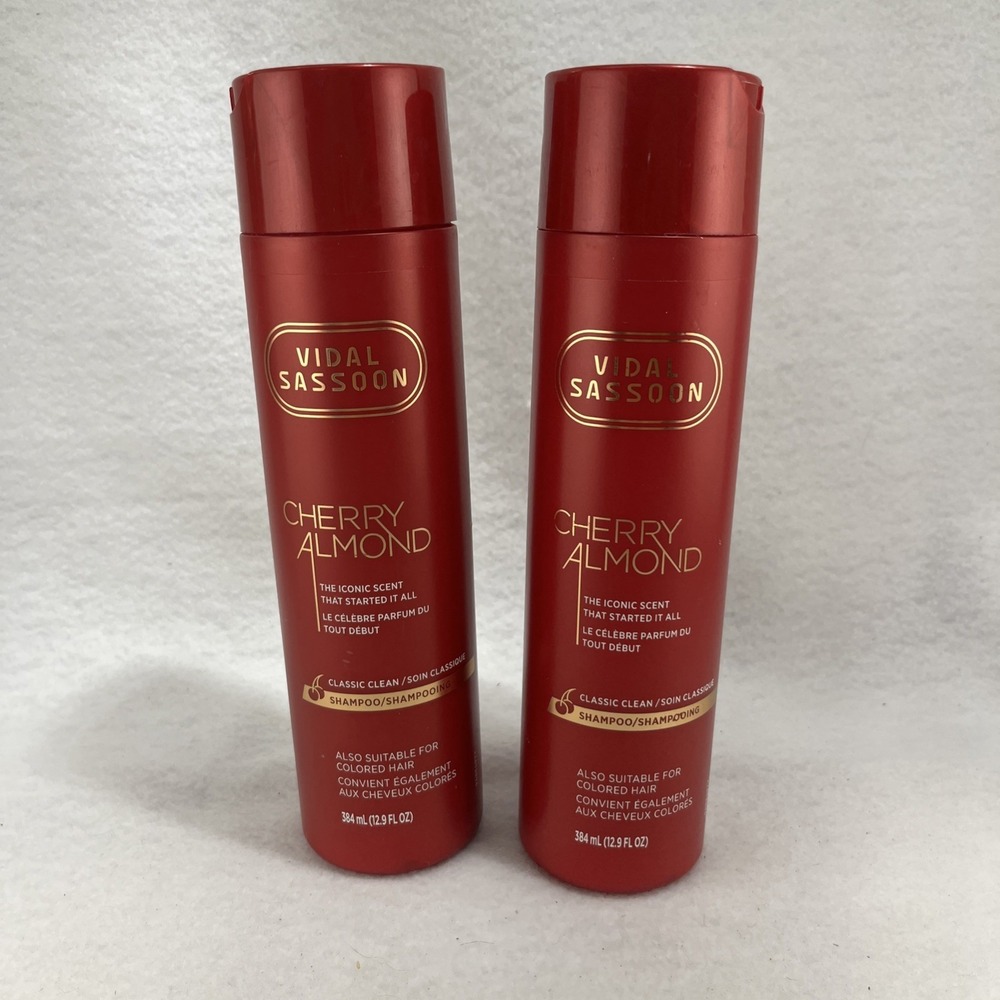 Vidal Sassoon Cherry Almond Shampoo Classic Clean Discontinued 12.9 oz New VTG